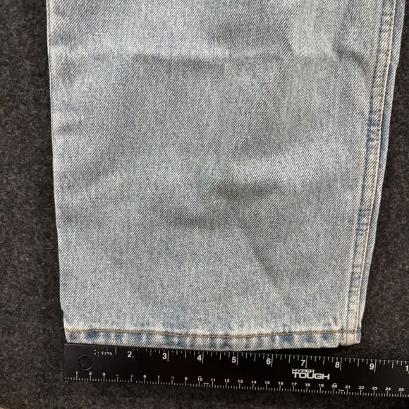 Vintage Levis 550 Jeans Men's 44x32 Light Wash Relaxed Fit Tapered Leg Denim 90s - Picture 7 of 13
